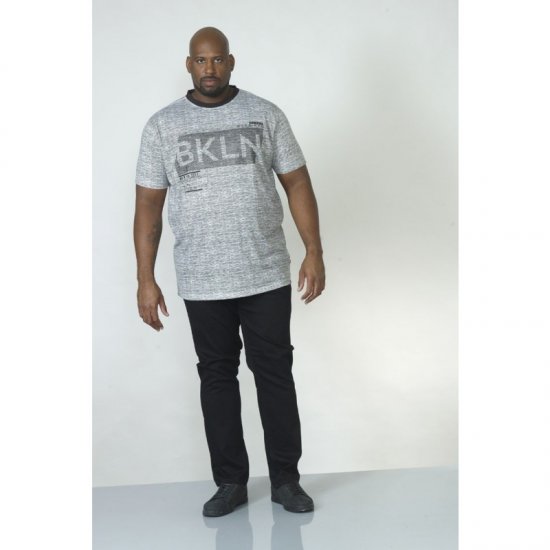 D555 NewYork Brooklyn T-shirt Black - T-paidat - Isot T-paidat 2XL – 14XL