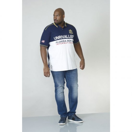 D555 Suffolk Polo Shirt - Pikeepaidat - Miesten isot pikeepaidat
