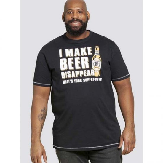 D555 Seattle T-shirt Black - T-paidat - Isot T-paidat 2XL – 14XL