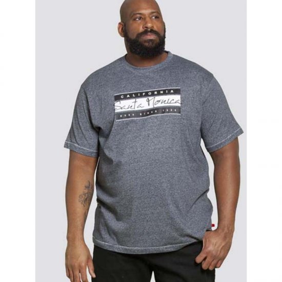 D555 Tempa T-shirt Navy Twist - T-paidat - Isot T-paidat 2XL – 14XL