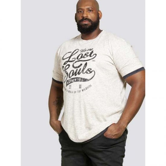 D555 Maiden T-shirt Off White - T-paidat - Isot T-paidat 2XL – 14XL