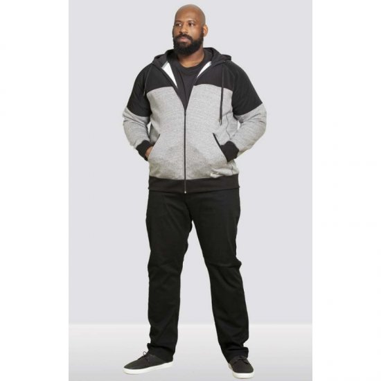 D555 Banbury Hoodie Black - Hupparit ja collegepaidat - Miesten hupparit ja collegepaidat isot koot