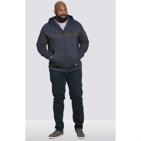 D555 Louisiana Hoodie Navy - Hupparit ja collegepaidat - Miesten hupparit ja collegepaidat isot koot