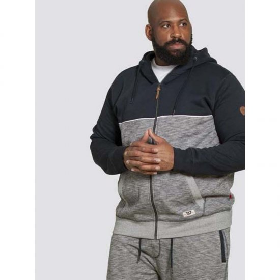 D555 Lamarsh Hoodie Navy - Hupparit ja collegepaidat - Miesten hupparit ja collegepaidat isot koot