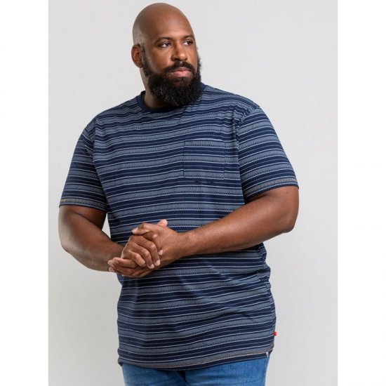 D555 Caspian T-shirt Navy - T-paidat - Isot T-paidat 2XL – 14XL