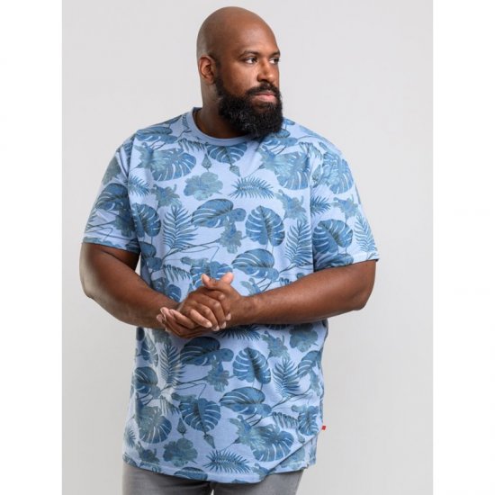 D555 Seymour T-shirt Blue - T-paidat - Isot T-paidat 2XL – 14XL