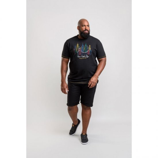 D555 Shelby T-shirt Black - T-paidat - Isot T-paidat 2XL – 14XL