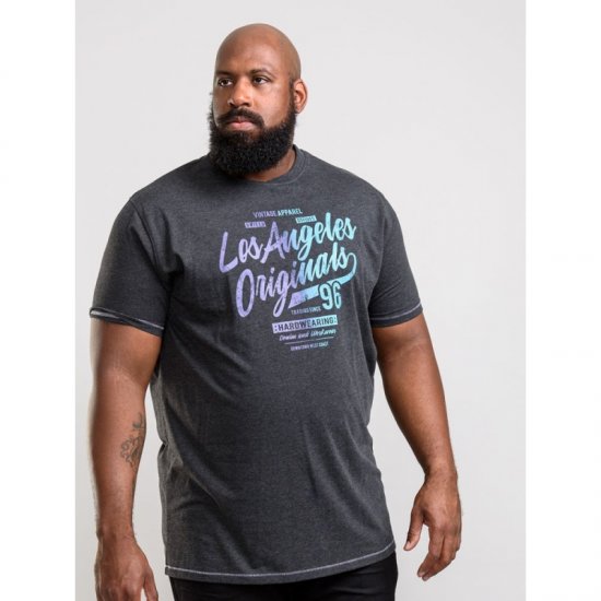 D555 Simmons T-shirt Black - T-paidat - Isot T-paidat 2XL – 14XL