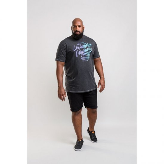 D555 Simmons T-shirt Black - T-paidat - Isot T-paidat 2XL – 14XL