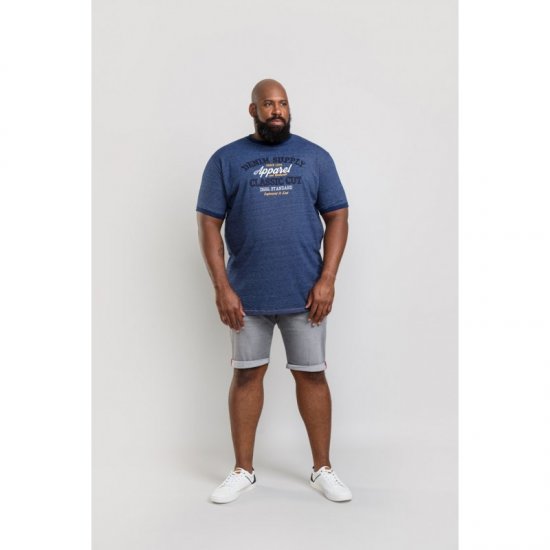 D555 Kody T-shirt Navy - T-paidat - Isot T-paidat 2XL – 14XL