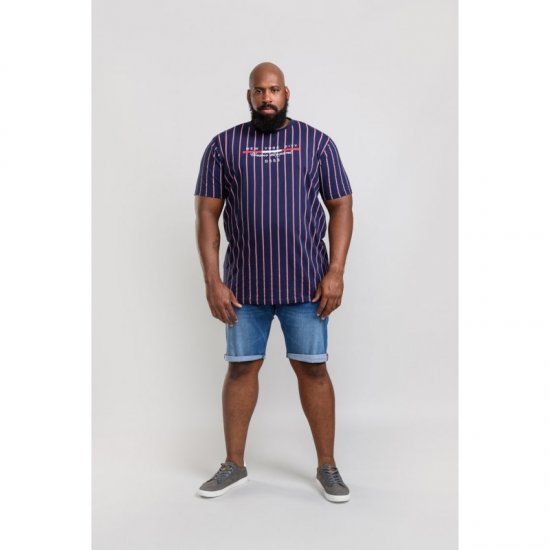 D555 Davis T-shirt Navy - T-paidat - Isot T-paidat 2XL – 14XL