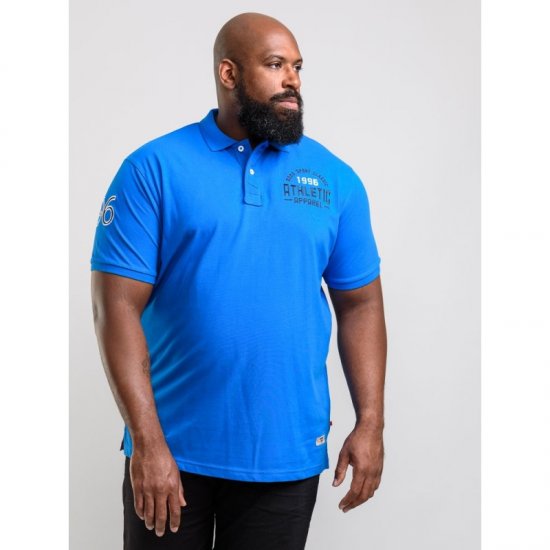 D555 Parker Polo Blue - Pikeepaidat - Miesten isot pikeepaidat