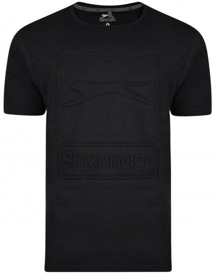 Slazenger Kurtis T-shirt Black - T-paidat - Isot T-paidat 2XL – 14XL