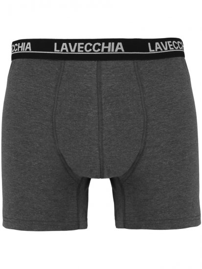 Lavecchia 1020 Boxershorts 3-pack Charcoal - Alusvaatteet & uimavaatteet - Miesten Isot alusvaatteet 