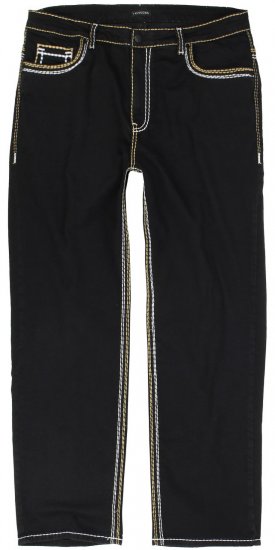 Lavecchia 503 Comfort Fit Stretch Jeans Deep Black - Farkut ja Housut - Miesten isot farkut ja isot housut W40-W70