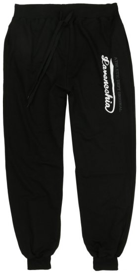 Lavecchia 2020 Sweatpants with Cuff Black - Collegehousut ja collegeshortsit - Miesten Isot collegehousut ja collegeshortsit