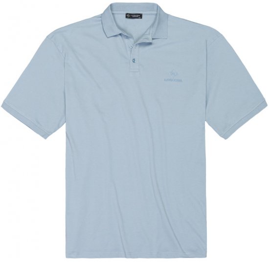 Lavecchia 1000 Pique Polo Light Blue - Pikeepaidat - Miesten isot pikeepaidat