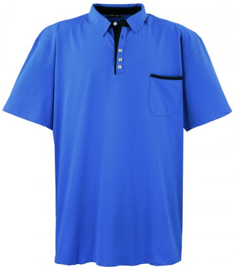Lavecchia 1701 Jersey Poloshirt Royal Blue - Pikeepaidat - Miesten isot pikeepaidat