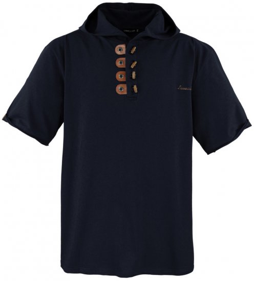 Lavecchia 609 T-shirt with Hoodie Black - T-paidat - Isot T-paidat 2XL – 14XL