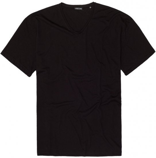 Lavecchia 124 V-neck T-shirt Black - T-paidat - Isot T-paidat 2XL – 14XL