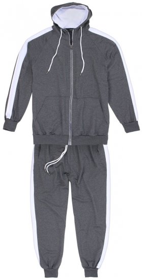 Lavecchia 611 Tracksuit Charcoal - Verryttelypuvut - Miesten verryttelypuvut isot koot