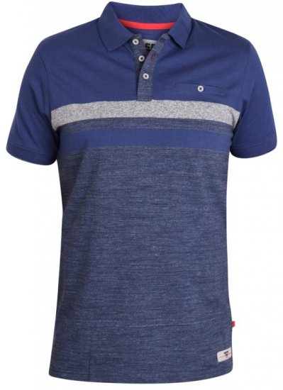 D555 Lawson Polo Navy - Pikeepaidat - Miesten isot pikeepaidat