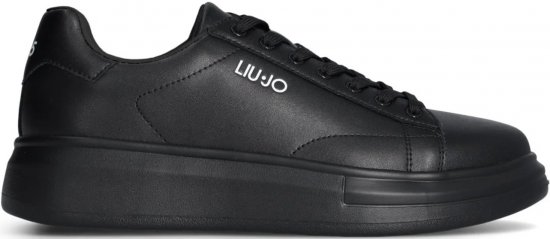 Liu Jo Big 01 Leather Sneakers Black/Black - Miesten Kengät 40-52 - 