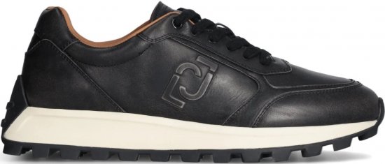 Liu Jo Running 01 Leather Sneakers Black - Miesten Kengät 40-52 - 