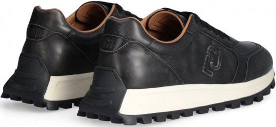 Liu Jo Running 01 Leather Sneakers Black - Miesten Kengät 40-52 - 