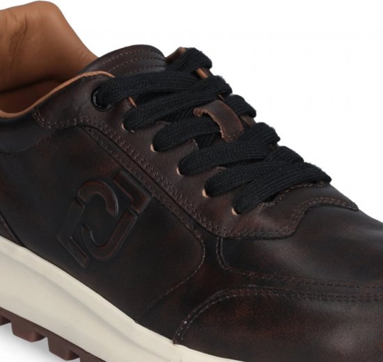 Liu Jo Running 01 Leather Sneakers Brown - Miesten Kengät 40-52 - 