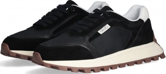 Liu Jo Running 02 Sneakers Black/Off White - Miesten Kengät 40-52 - 