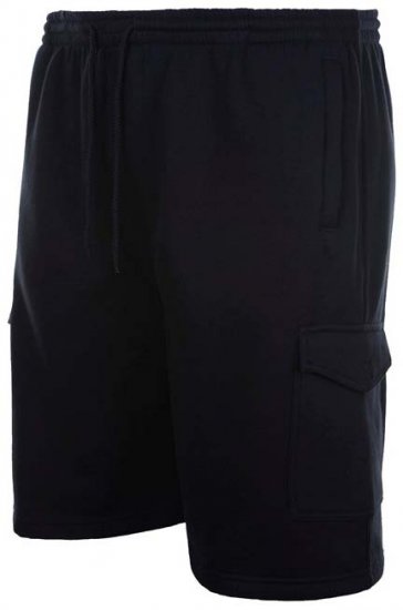 Espionage LW051 mustat reisitasku-collegeshortsit - Collegehousut ja collegeshortsit - Miesten Isot collegehousut ja collegeshortsit