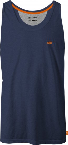 Motley Denim Madrid Tank top Dark Indigo - T-paidat - Isot T-paidat 2XL – 14XL
