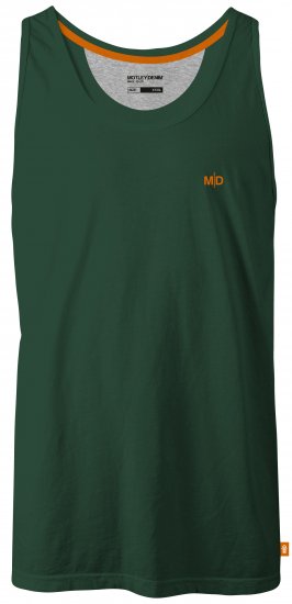Motley Denim Madrid Tank top Racing Green - T-paidat - Isot T-paidat 2XL – 14XL
