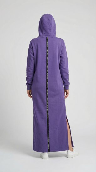 Nora Mikken MARI Maxi Hoodie Dress Purple - Hupparit ja collegepaidat - 