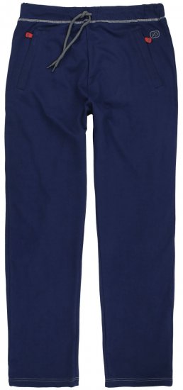 Adamo Markus Sweatpants with draw-cord Navy - Collegehousut ja collegeshortsit - Miesten Isot collegehousut ja collegeshortsit