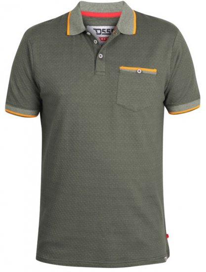 D555 Marshall Polo Khaki - Pikeepaidat - Miesten isot pikeepaidat