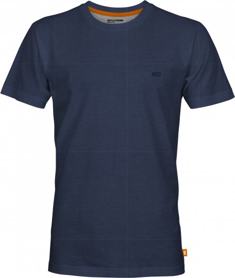 Motley Denim Malaga T-Shirt Dark Indigo - T-paidat - Isot T-paidat 2XL – 14XL