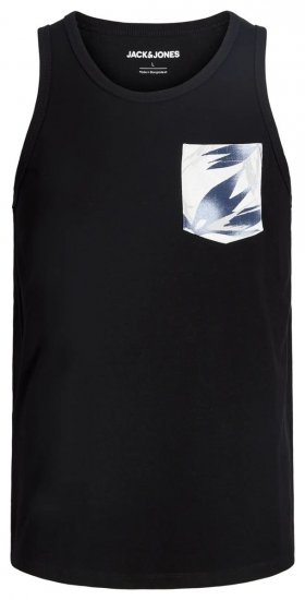 Jack & Jones Honolulu Pocket Tanktop Black - T-paidat - Isot T-paidat 2XL – 14XL