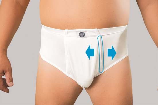 20 Nodi Combed Cotton Jersey Briefs with High Side Cut and Side Opening White - Alusvaatteet & Uimavaatteet - Miesten Isot alusvaatteet 