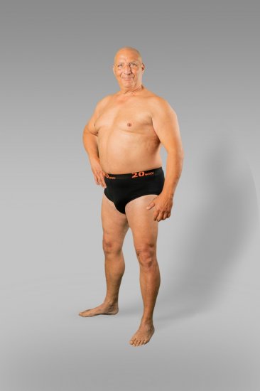 20 Nodi Stretch Cotton Briefs with Medium Side Cut Assorted 3-pack Black/Blue - Alusvaatteet & Uimavaatteet - Miesten Isot alusvaatteet 