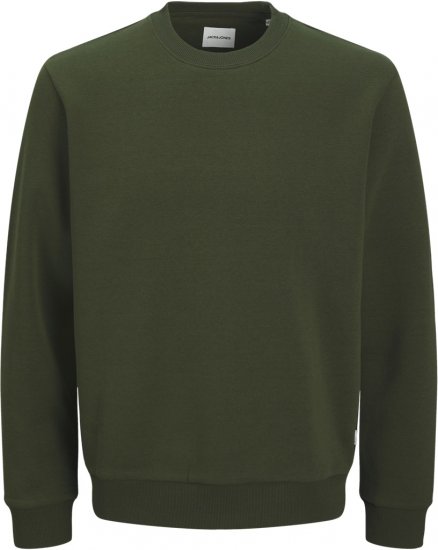 Jack & Jones Bradley Sweatshirt Green - Hupparit ja collegepaidat - Miesten hupparit ja collegepaidat isot koot