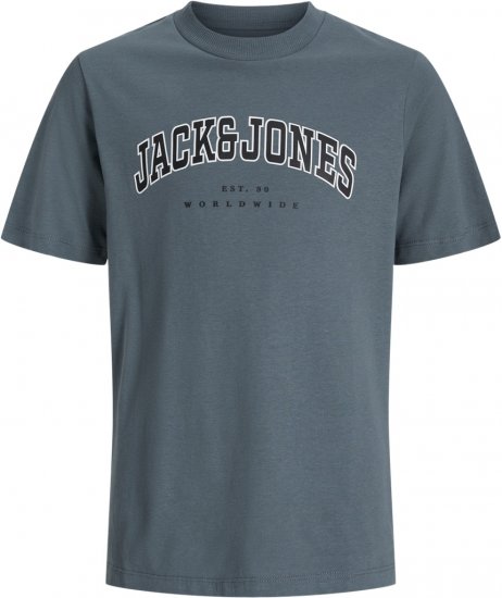 Jack & Jones Caleb Varsity T-Shirt Grey - T-paidat - Isot T-paidat 2XL – 14XL