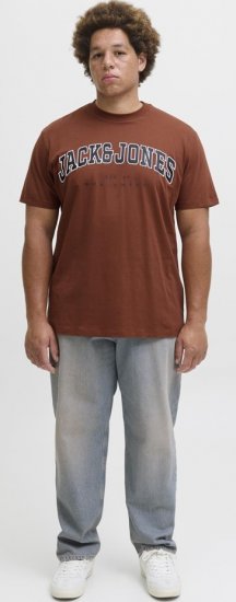 Jack & Jones Caleb Varsity T-Shirt Red - T-paidat - Isot T-paidat 2XL – 14XL