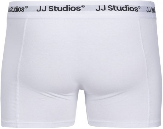 Jack & Jones Soho Solid Trunks 3-pack White/Grey/Black - Alusvaatteet & uimavaatteet - Miesten Isot alusvaatteet 