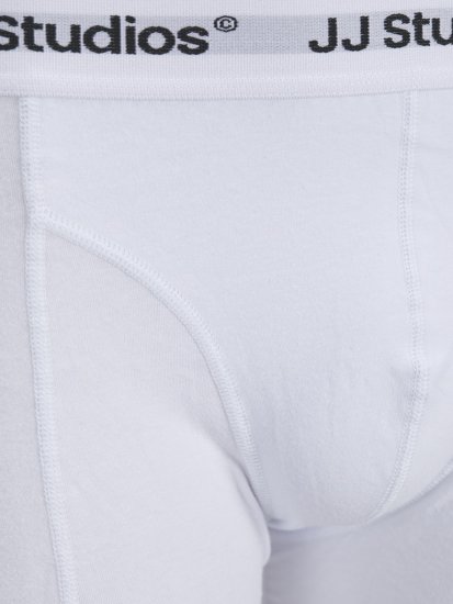 Jack & Jones Soho Solid Trunks 3-pack White/Grey/Black - Alusvaatteet & uimavaatteet - Miesten Isot alusvaatteet 
