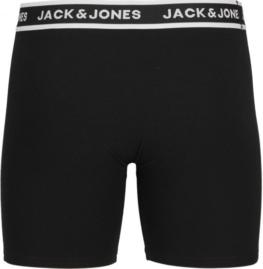 Jack & Jones Solid Boxer 3-Pack Black - Bokserit - Miesten Bokserit Isot Koot