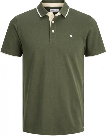 Jack & Jones Paulos Polo Short Sleeve Green - Pikeepaidat - Miesten isot pikeepaidat