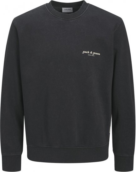 Jack & Jones Dover Sweatshirt Black - Hupparit ja Collegepaidat - Miesten hupparit ja collegepaidat isot koot