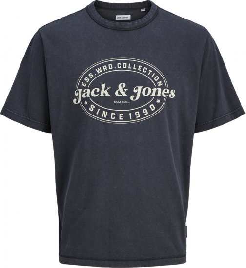 Jack & Jones Dover T-Shirt Short Sleeve Black - T-paidat - Isot T-paidat 2XL – 14XL